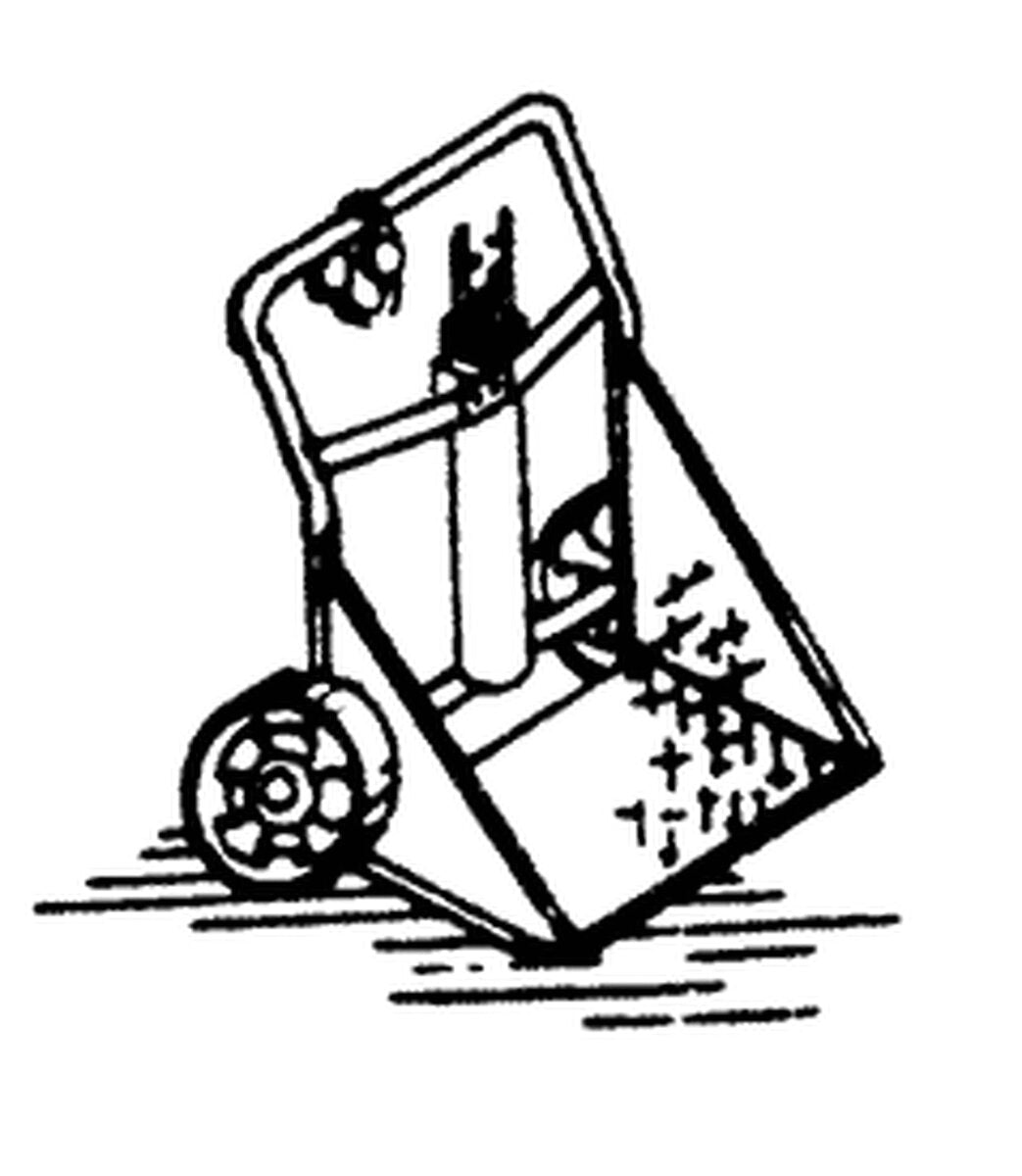 Scale Structures 2311 HO Scale Unpainted Metal Gas Welding Cart
