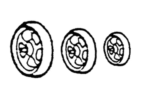Scale Structures 2389 Pulleys #2 (Set of 4)