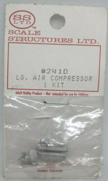 Scale Structures 2410 HO Scale Air Compressor Metal Kit