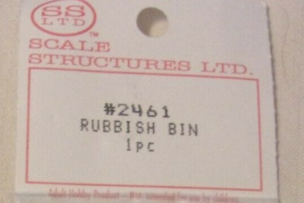 Scale Structures 2461 HO Rubbish Bin