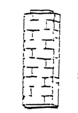 Scale Structures 2551 Chimney w/Flue Tall