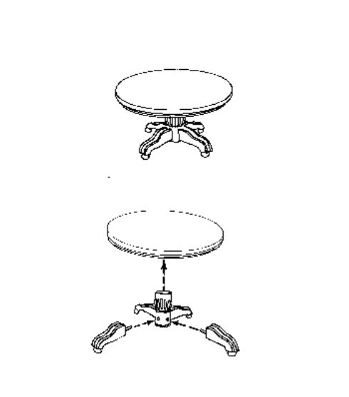 Scale Structures 5147 Dining Room Table