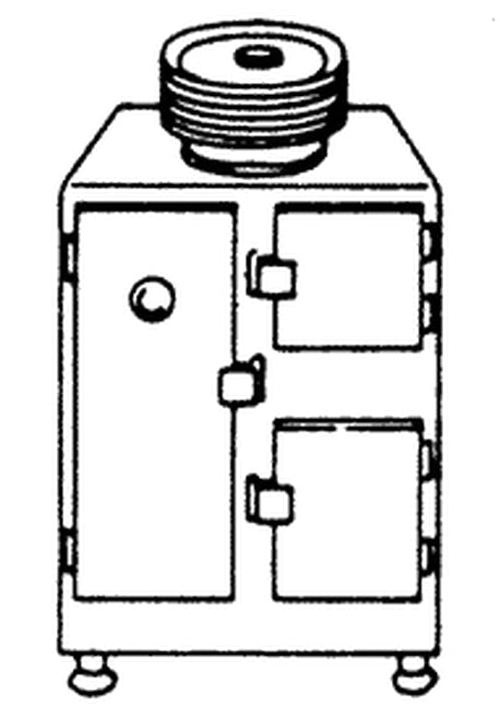 Scale Structures 5167 HO Scale General Electric Refrigerator White Metal Part