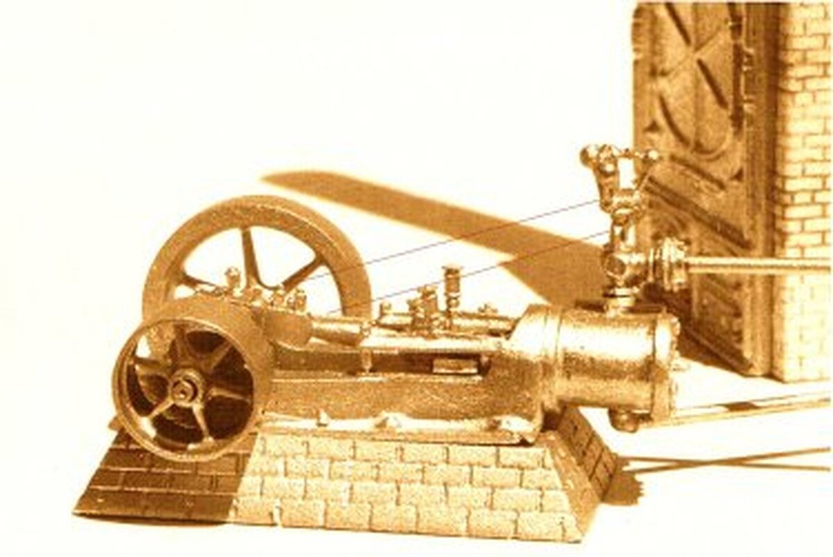 Scale Structures 9104 HO Scale Clark 150 h.p. Steam Engine Kit