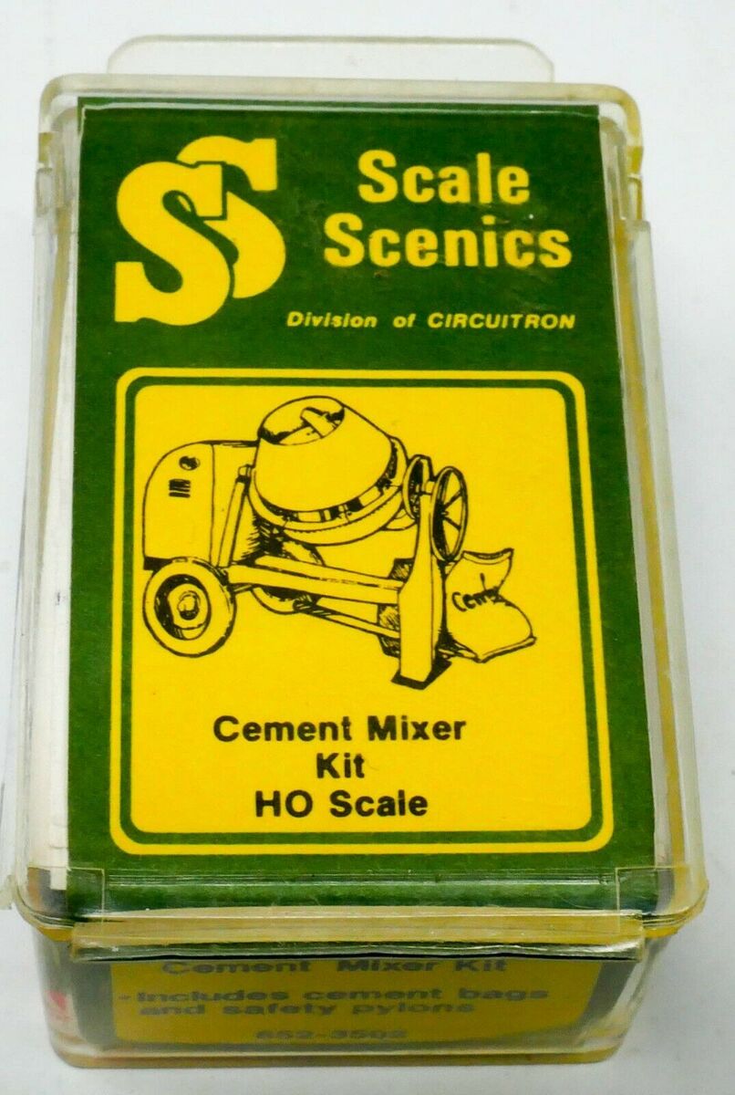 Scale Scenics 652-3502 HO Cement Mixer Metal Kit