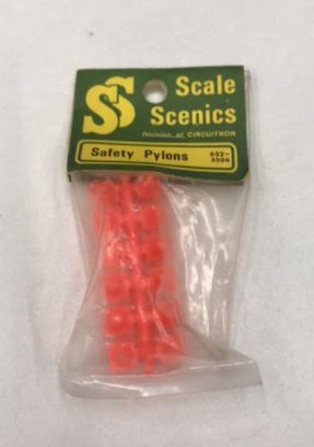 Scale Scenics 3506 HO Safety Pylons (Pack of 24)