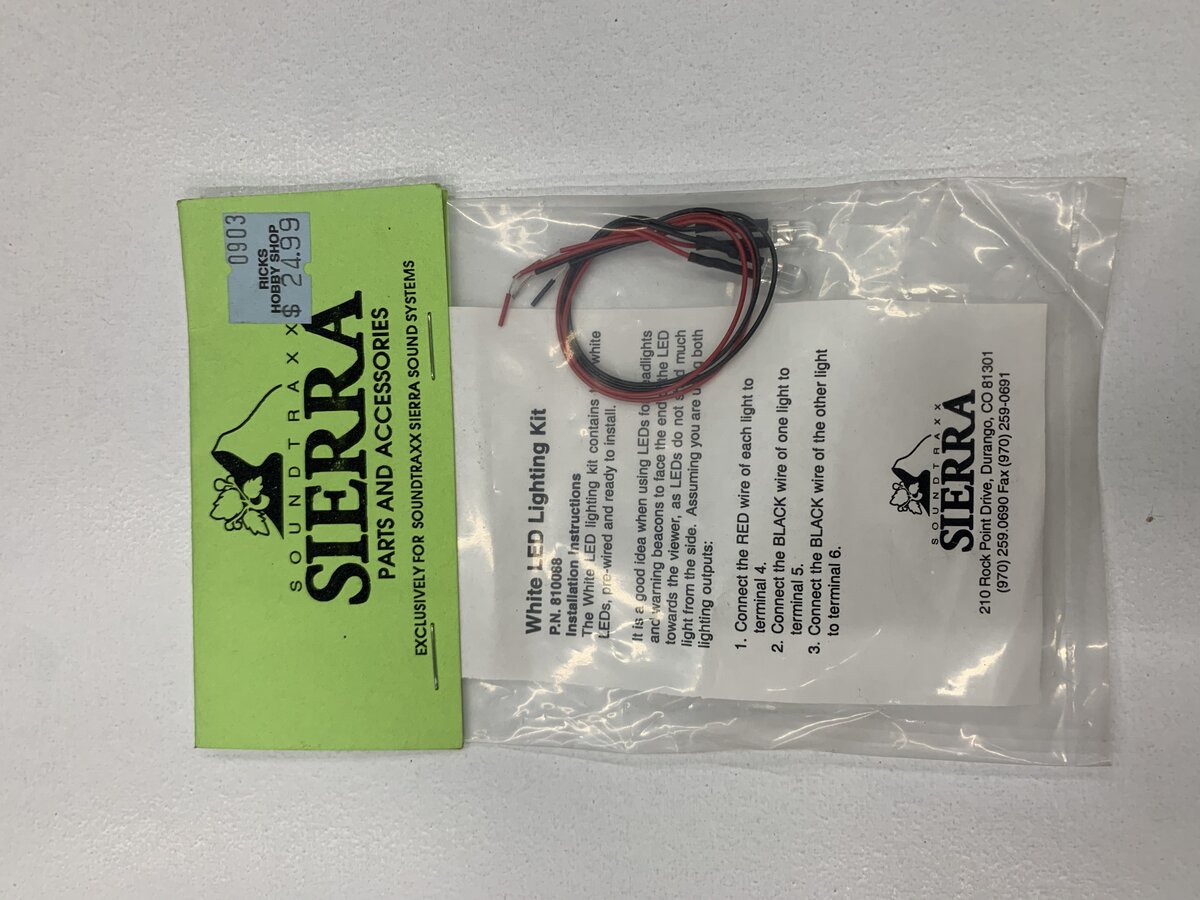 SoundTraxx 810088 White LED Light Kit