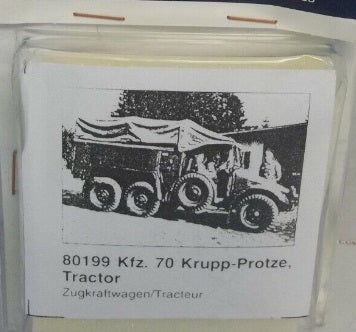 Trident Miniatures 80199 Kfz 70 Krupp-Protze Tractor Metal Kit