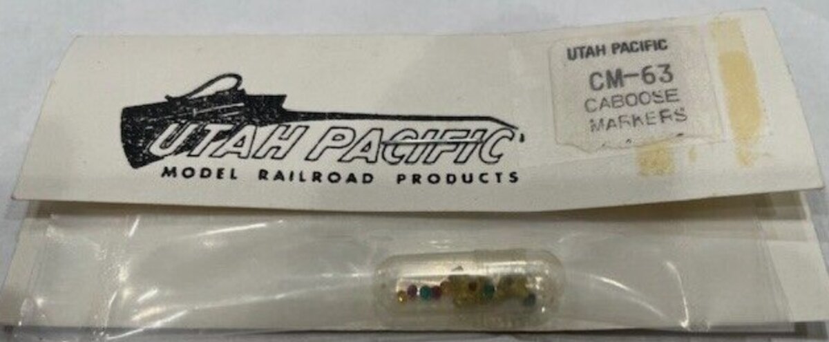 Utah Pacific Models RR Product 63 HO Adlake Caboose Marker Light (Pack of 2)