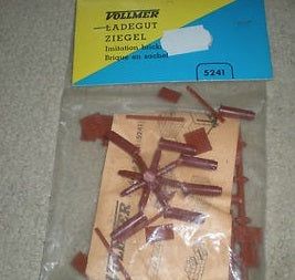 Vollmer 5241 HO Scale Brick Piles & Pipe Plastic Kit
