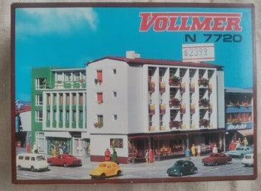 Vollmer 7720 N Scale Block of Flats Building Kit