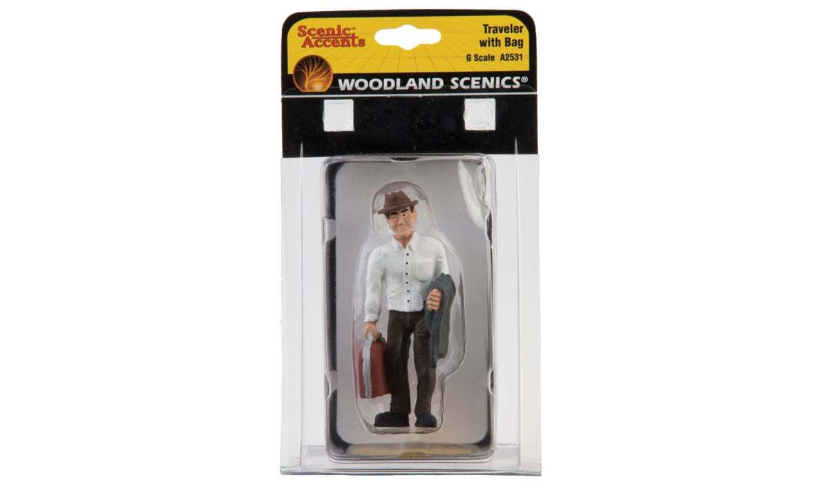 Woodland Scenics A2531 G Scenic Accents Tom Traveler Figure
