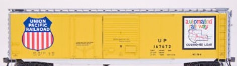InterMountain 45616-07 HO 50' Double Door Box Car Union Pacific Car # 167672