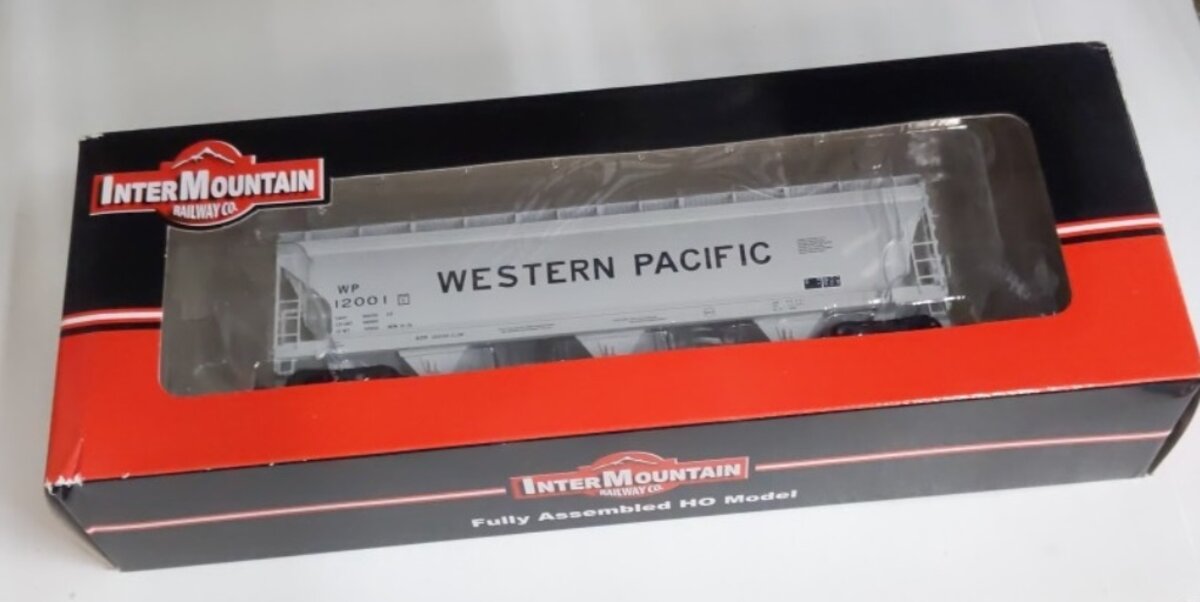 InterMountain 47007 Western Pacific ACF 4650 Cu. Ft. 3 Bay Hopper Car