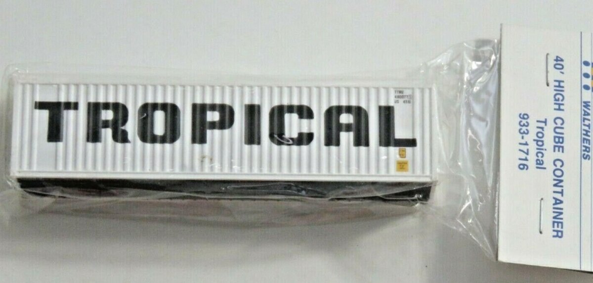 Walthers 933-1716 Tropical 40' High Cube Container