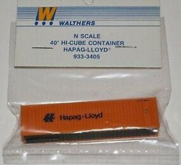 Walthers 933-3405 N Hapag-Lloyd 40' Hi-Cube Container