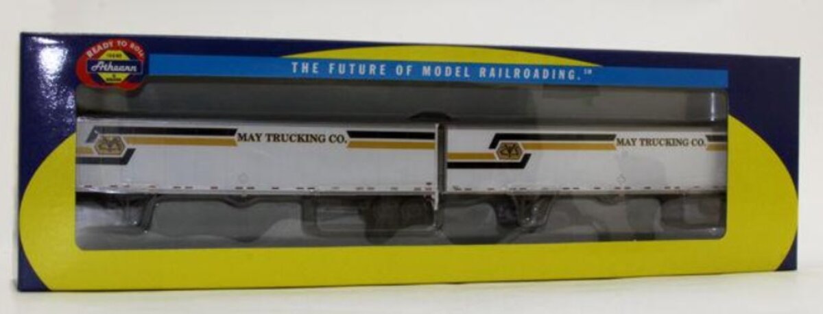 Athearn 28420 HO May Trucking 53' Wabash Duraplate Trailers # 2 (Set of 2)