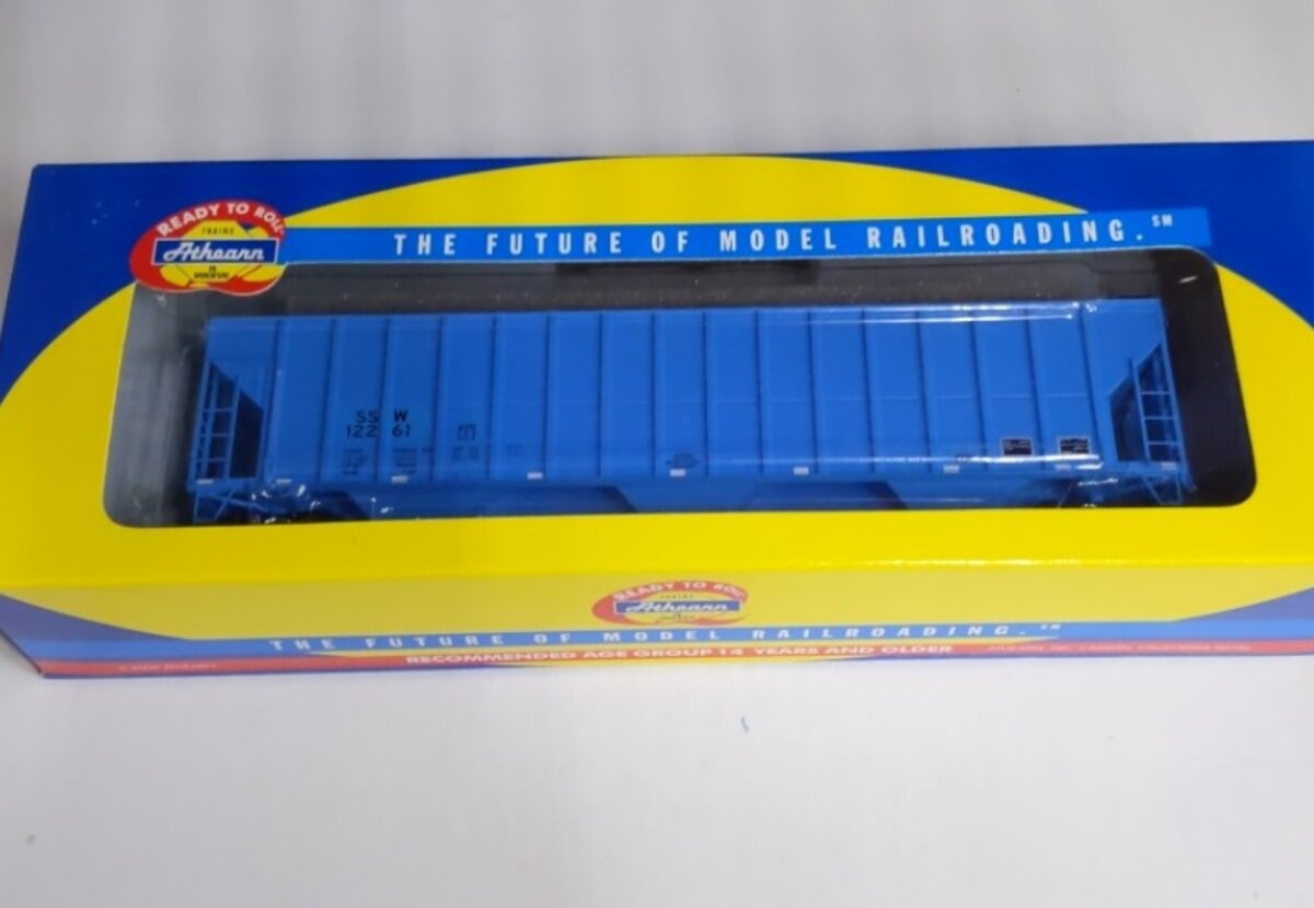 Athearn 73834 HO Cotton Belt FMC 54'''' Covered Hopper Car #12261