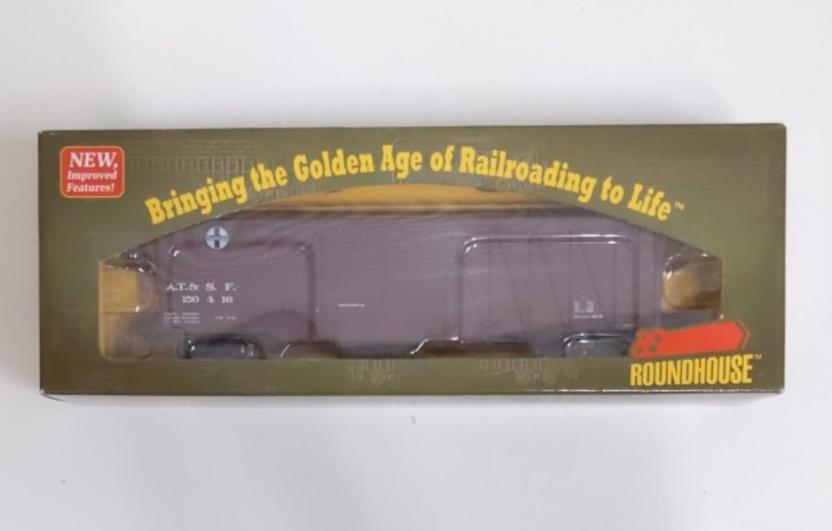 Roundhouse 84414 HO Santa Fe RTR 50' Single Sheath Boxcar, SF #150416