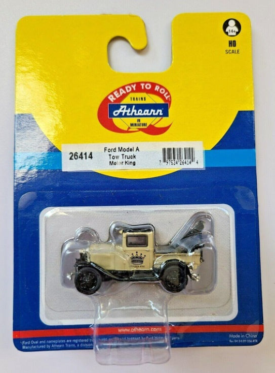 Athearn 26414 HO Motor King Ford Model A Tow Truck Crown