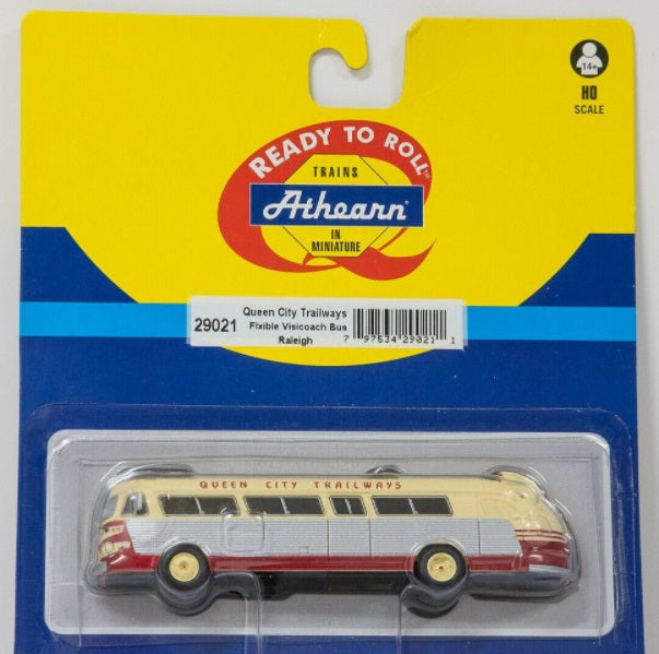 Athearn 29021 HO Queen City/Raleigh Flxible Bus - RTR