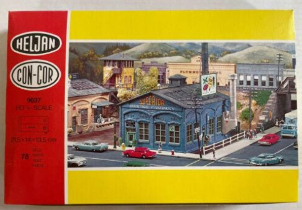 Heljan 9037 HO Scale Con Cor Superior Baking Company Building Kit
