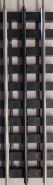 Gargraves 102F O 3 Rail Phantom Stainless 37" Pastic Tie Flex Track