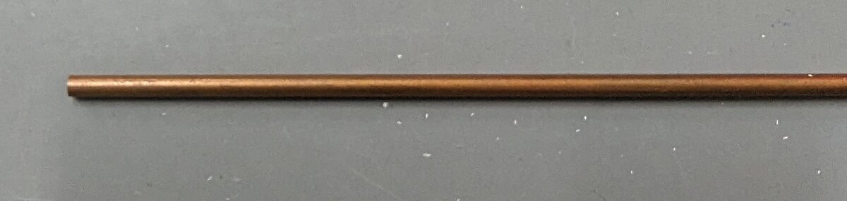 K&S 118 Single Copper Rod 3/32"x12