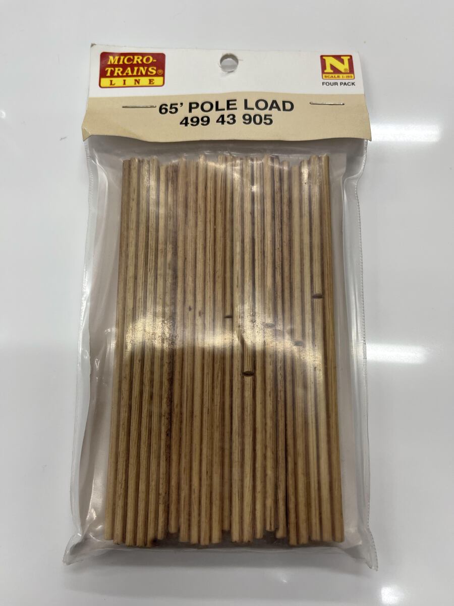 Micro-Trains 49943905 N 65' Pole Load used w/Georgia Pacific