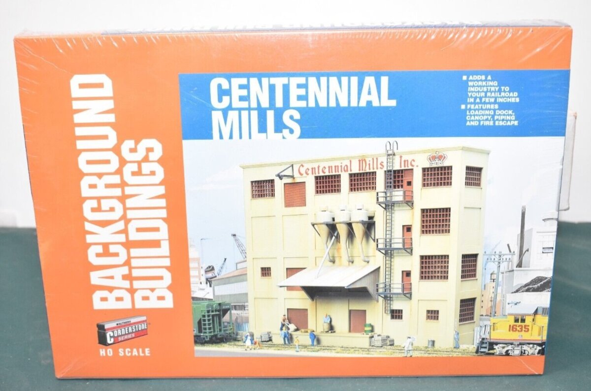 Walthers 933-3160 HO Centennial Mills Inc. Background Bulding Kit