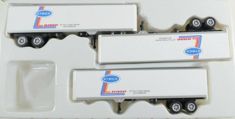Con-Cor 0004-008124 HO 40' Trailers Strick Lease 3-Pack Set
