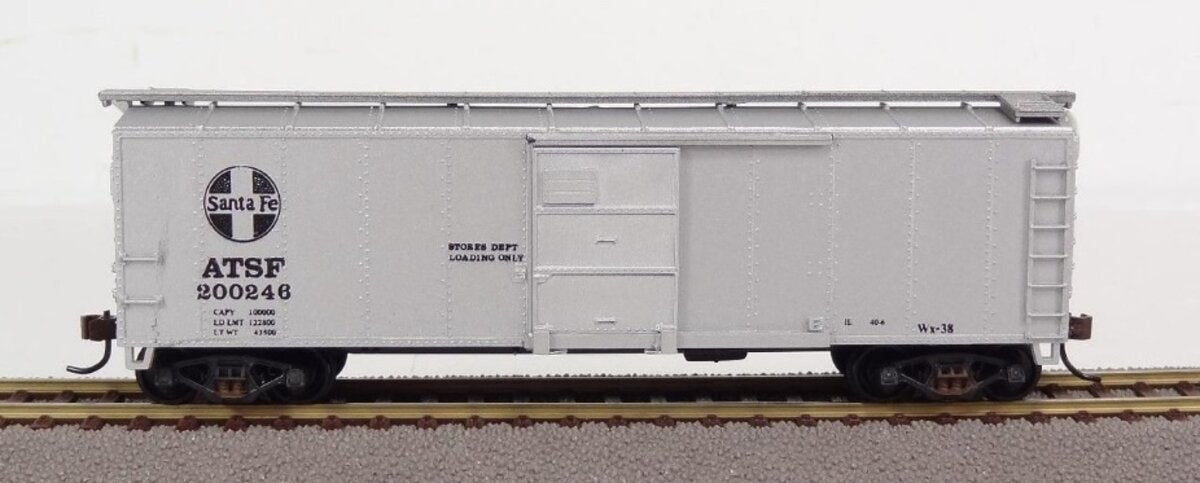 Train Miniature 5754 HO Santa Fe Work Train Storage/Service Car Kit