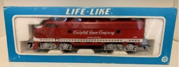 Life Like 8373 HO Campbell's Soup Company 1982 F-7 Locomotive Limited Edition