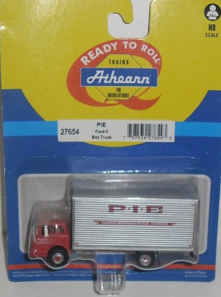 Athearn 27654 HO PIE Ford C Box Truck Ready To Roll