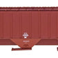 InterMountain 45361 HO ATSF - Q 4750 3-Bay Ribbed Covered Hopper Car