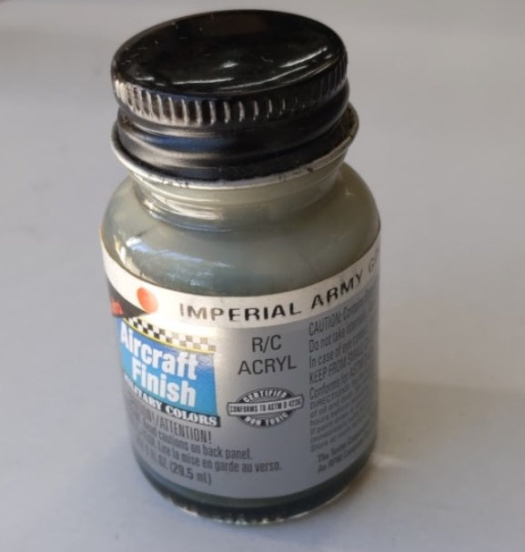 Pactra 5919 Imperial Army Green Acrylic Paint 1oz Aircraft Finish