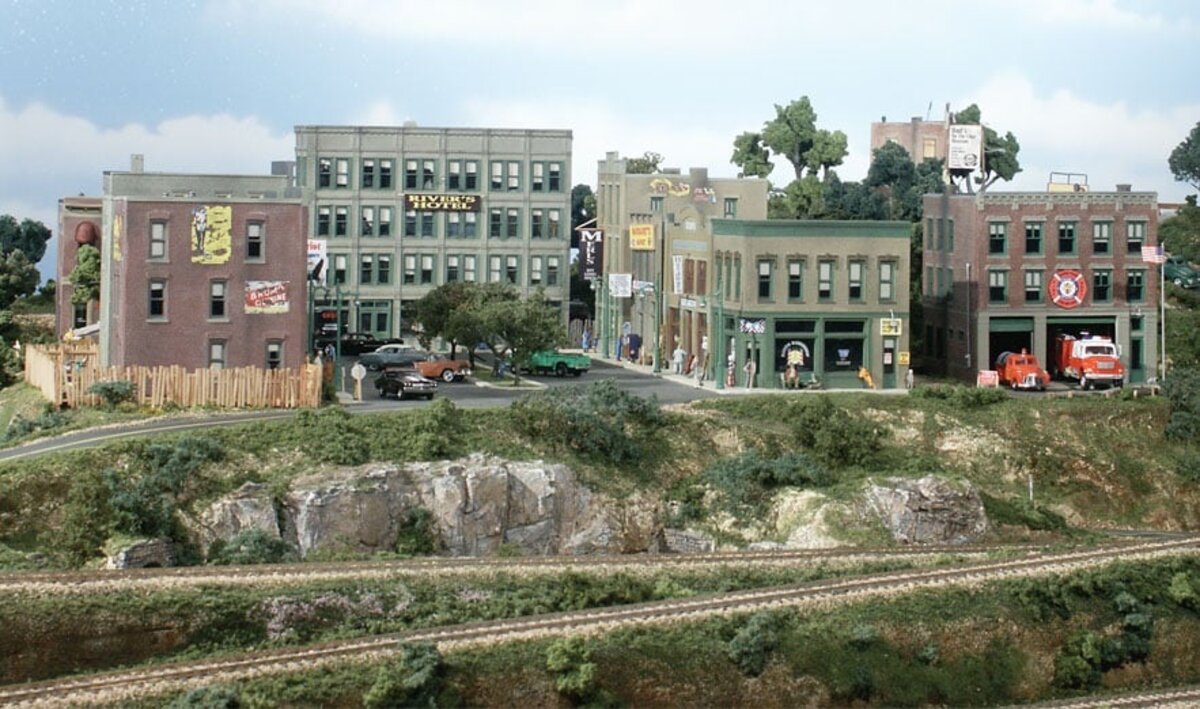 Woodland Scenics S1487 HO River Pass Building Kit Set