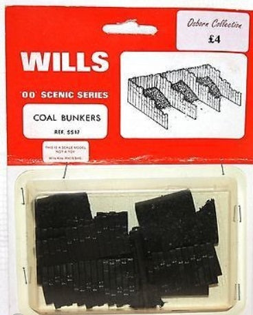 Wills Kits SS17 OO Coal Bunkers Plastic Kit