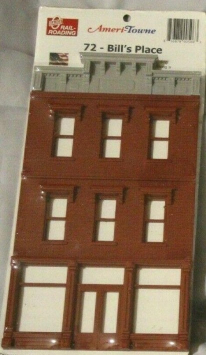 Ameri-Towne 72 O Scale Bill''''s Place Building Front Only