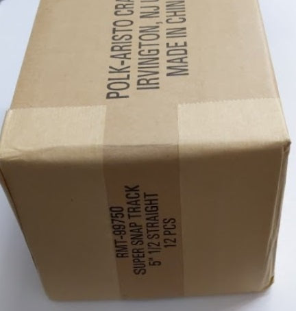 K-Line Aristo-Craft RMT-99750 O SuperSnap 5-1/2'' Straight Track (Pack of 12)
