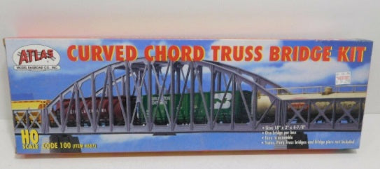 Atlas 887 HO Scale Code 100 Curved Chord Truss Bridge Kit