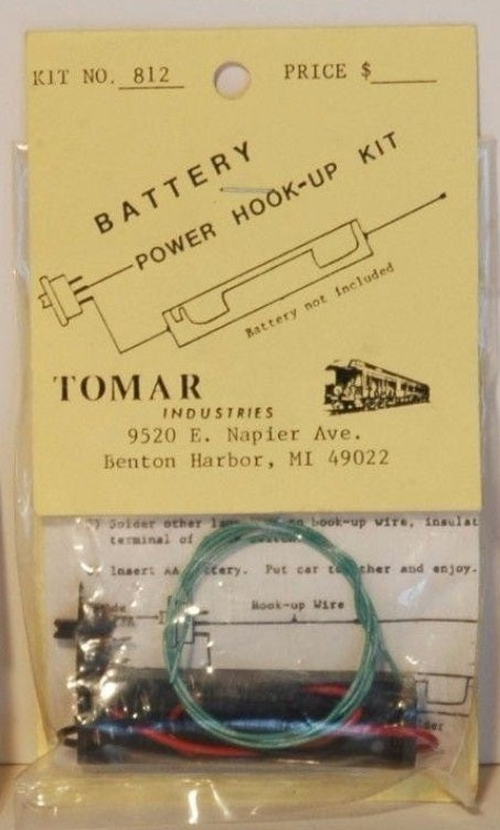 Tomar Industries 812-2 HO Battery Power Hook-Up 3 Volt Kit