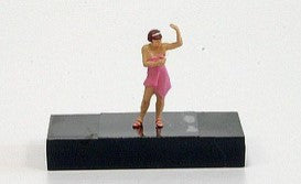 Preiser 28143 HO Woman Spraying Deodorant Figure