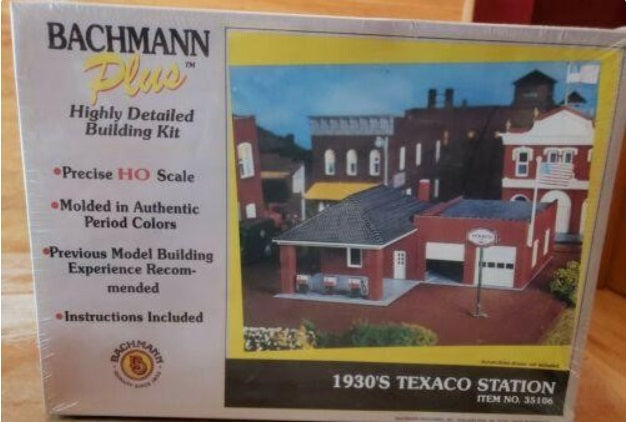 Bachmann 35106 HO 1930'S Texaco Station Bulding Kit