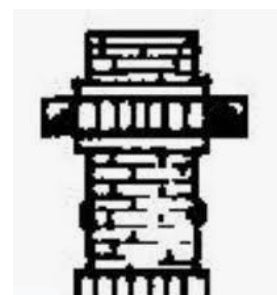 Alexander Scale 2701 HO Fancy Chimney (Pack of 2)