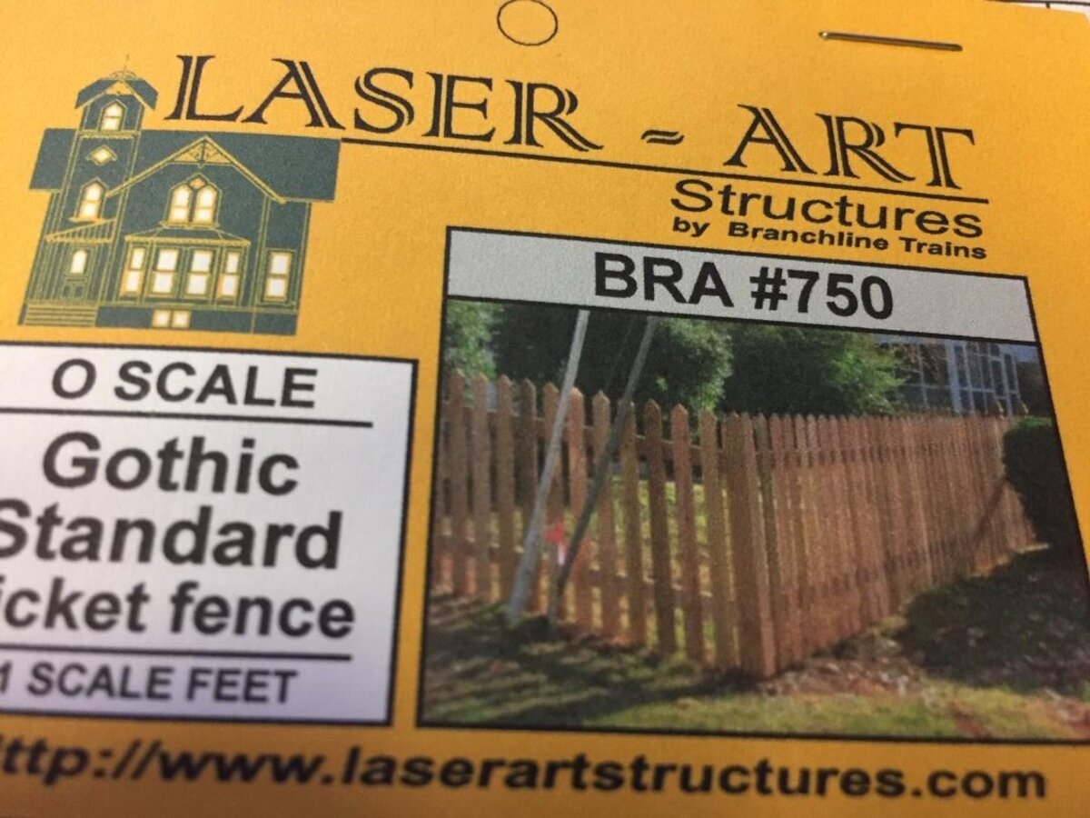 Branchline Trains 750 Gothic Std Picket Fence