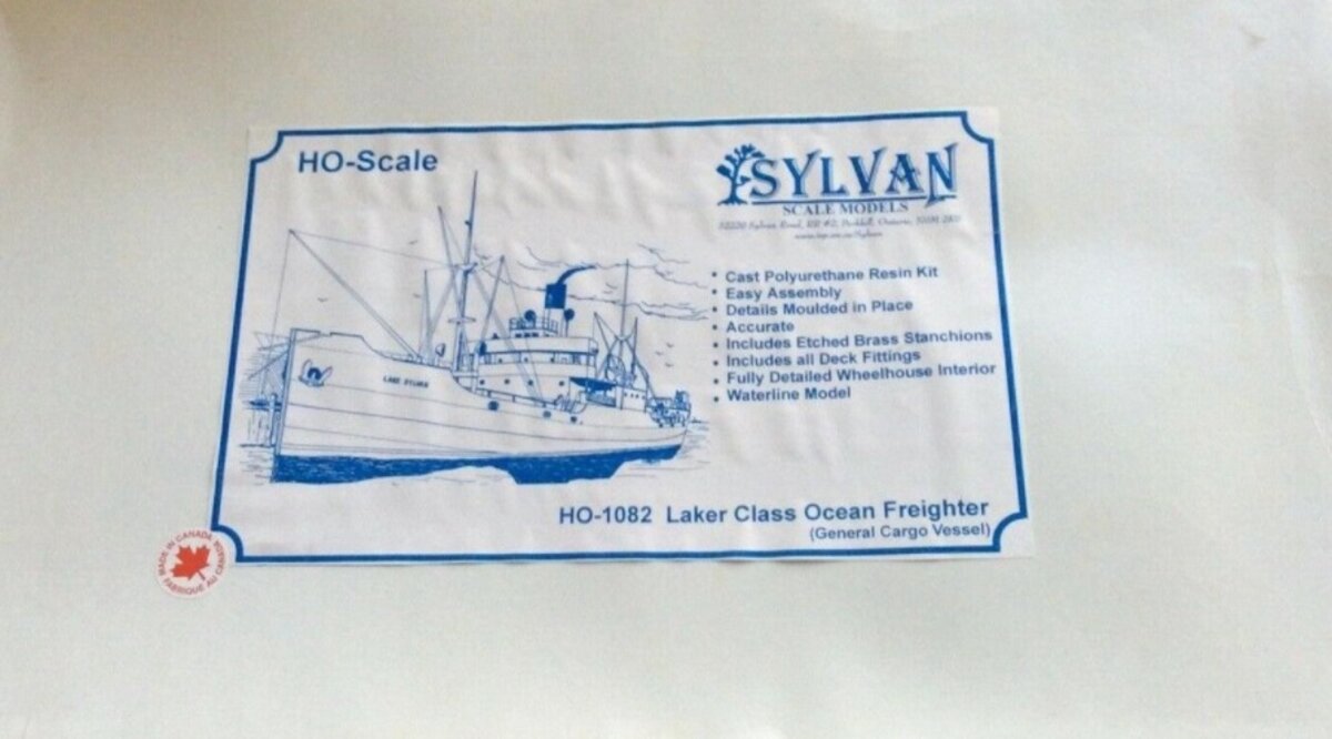 Sylvan Scale Models 1082 HO Laker Class Ocean FreighterKit (General Cargo Vessel
