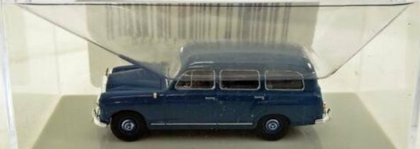 Brekina Automodelle 13456 HO Deep Blue Mercedes-Benz 180 Station Wagon