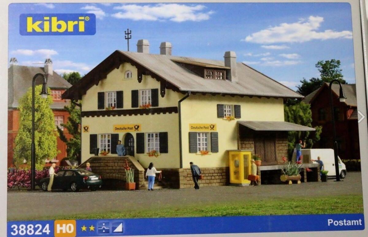 Kibri 38824 HO Post Office Building Kit