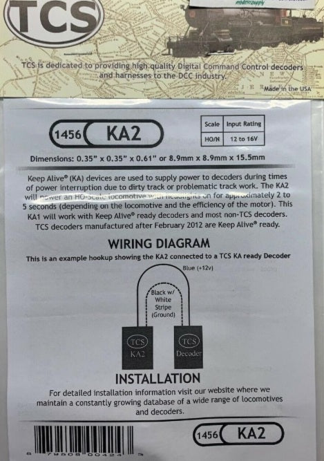 TCS 1456 HO/N KA2 Keep-Alive Device 12 to 16v